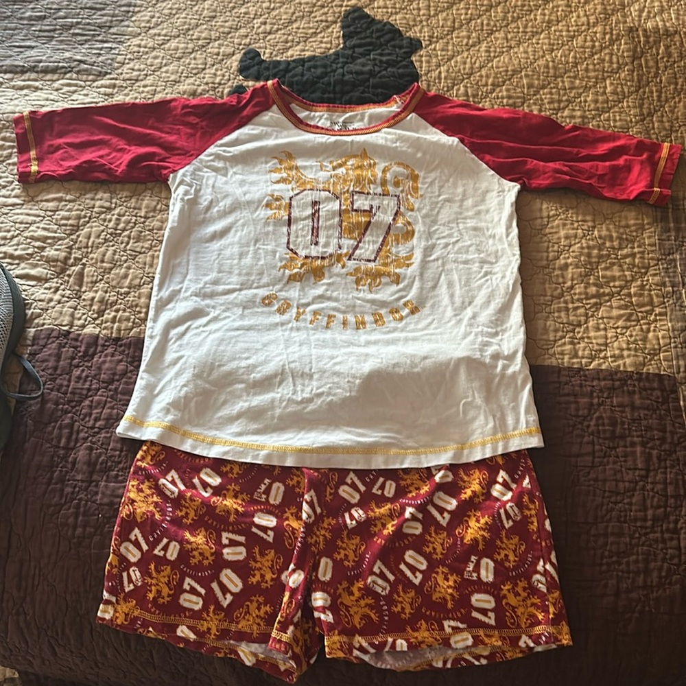 Universal Orlando Wizarding World Of Harry Potter Gryffindor Loungewear.